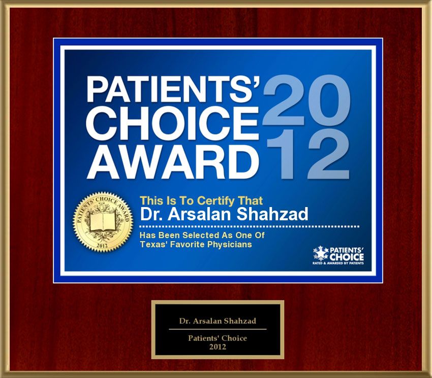 Patients Choice Award 2012