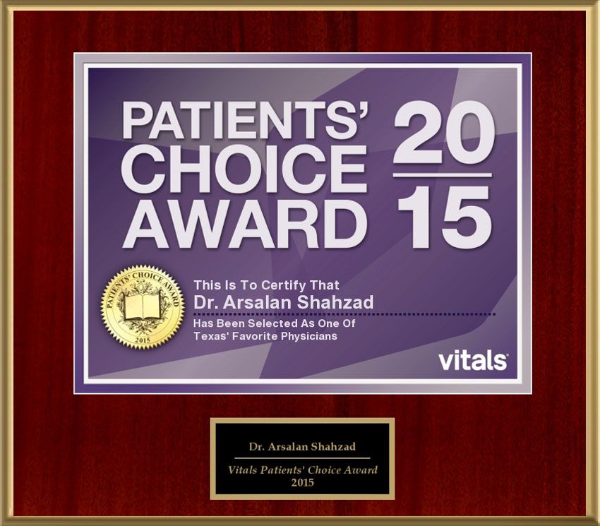 Vitals Patients Choice Award 2015
