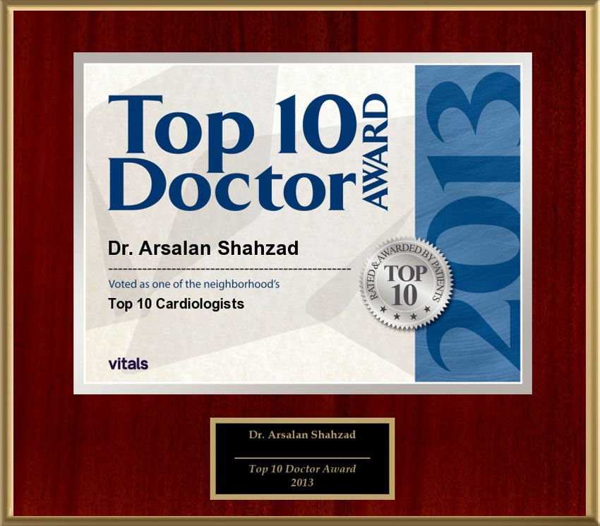 Vitals Top 10 Cardiologists 2013